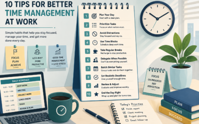 10 Tips for Better Time Management at Work